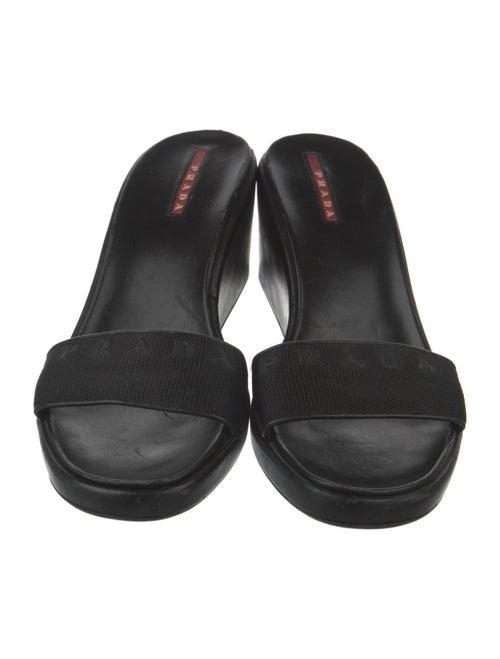 Prada Sport Leather Slides