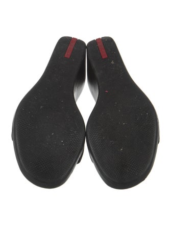 Prada Sport Leather Slides