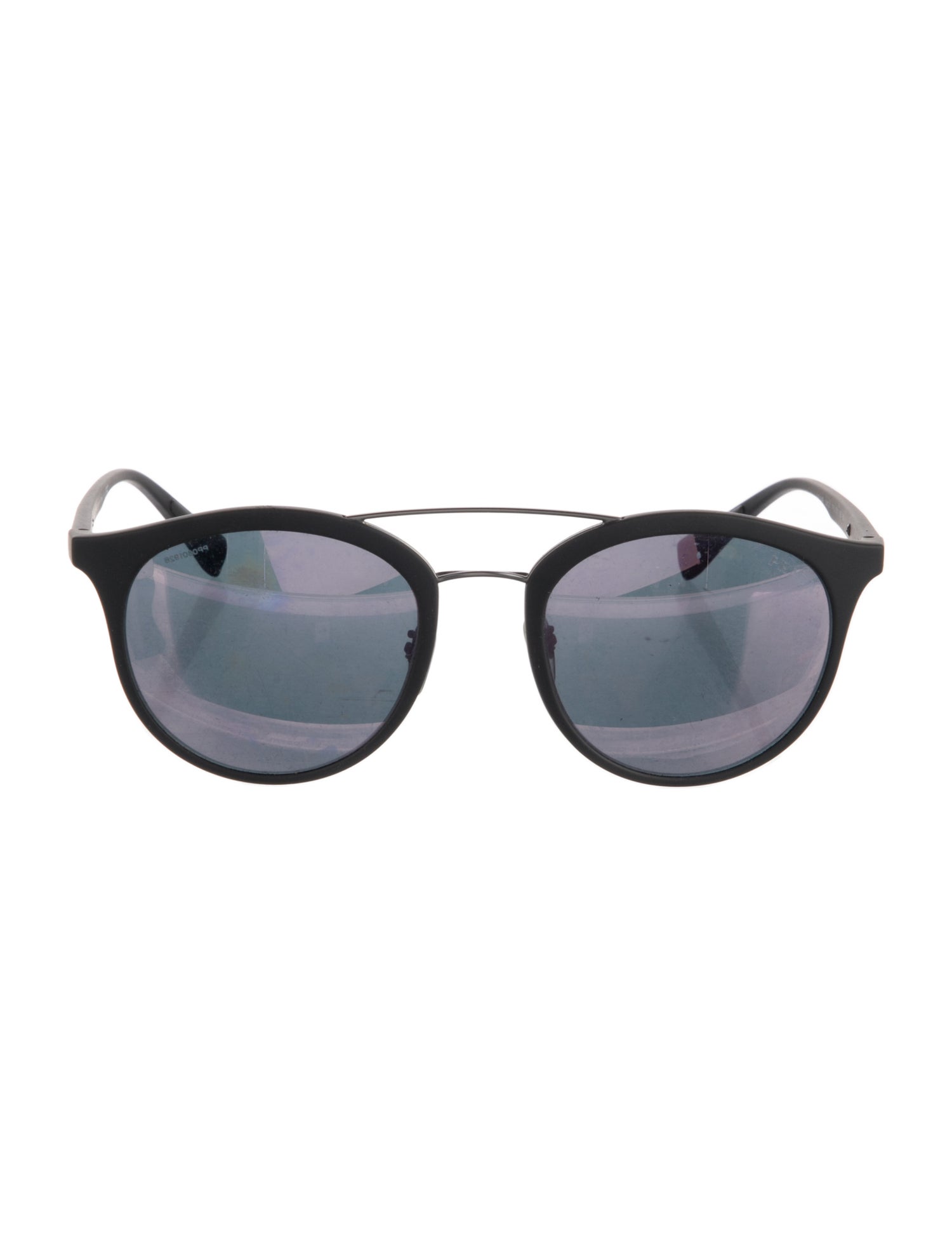 Prada Sport Round Mirrored Sunglasses