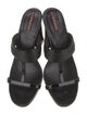 Prada Sport Patent Leather T-Strap Sandals