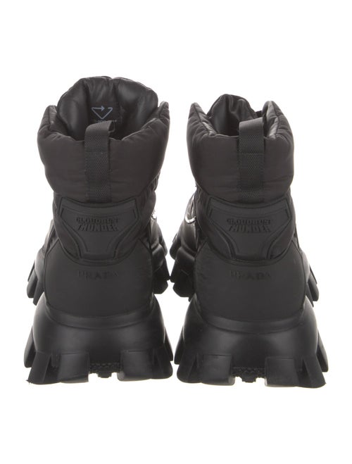 Prada Cloudburst Thunder Nylon Lace-Up Boots
