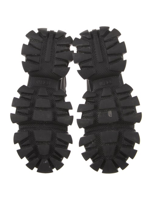 Prada Cloudburst Thunder Nylon Lace-Up Boots