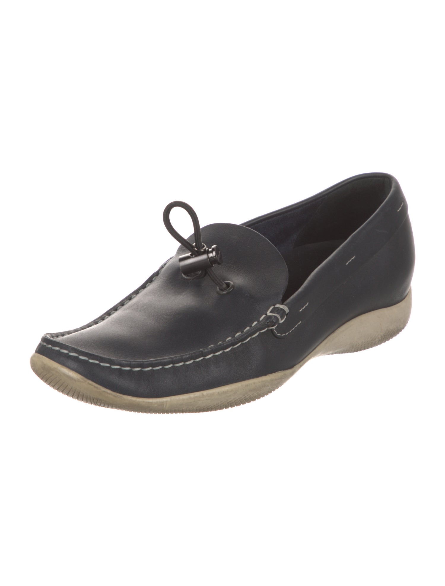 Prada Sport Leather Loafers