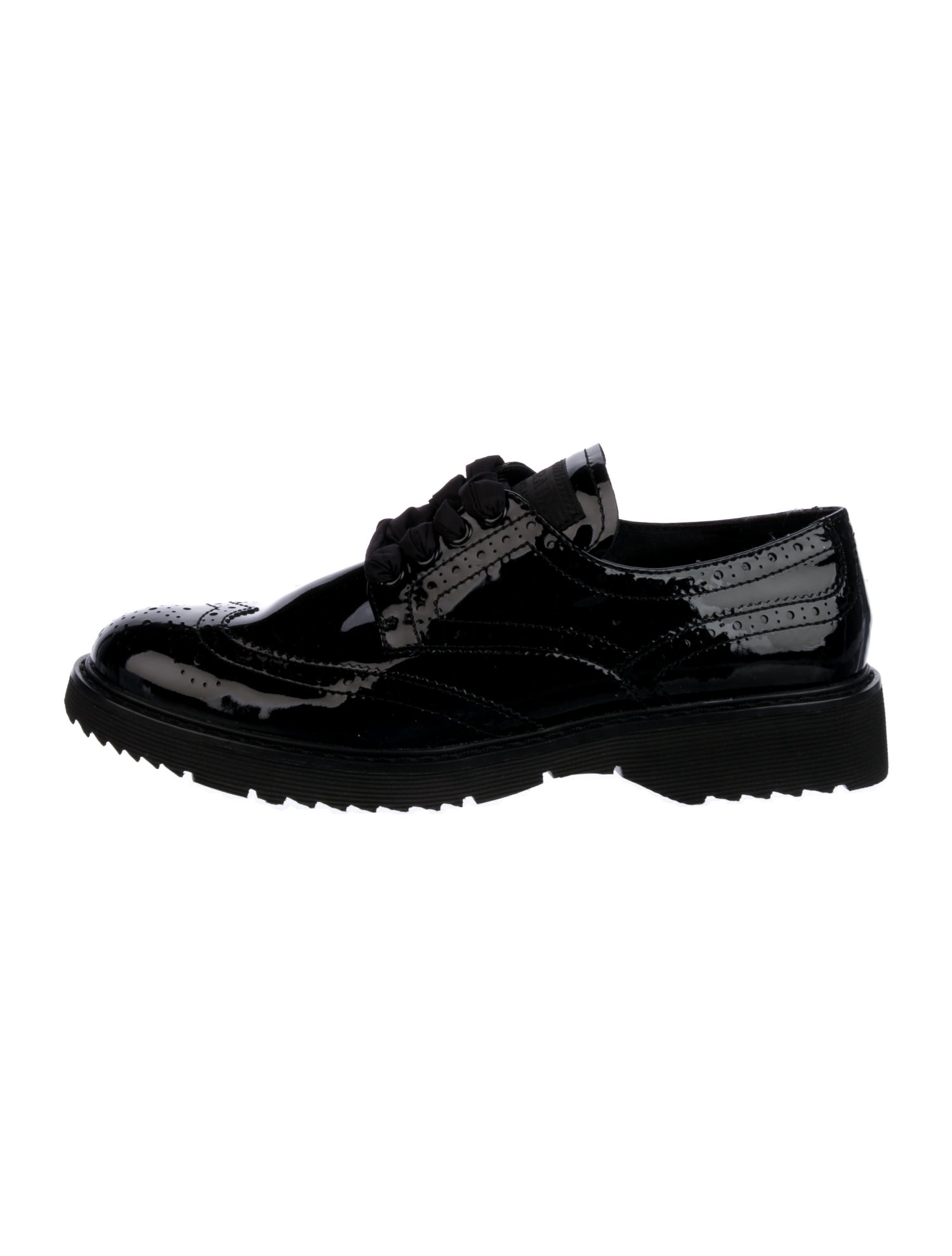 Prada Patent Leather Oxfords