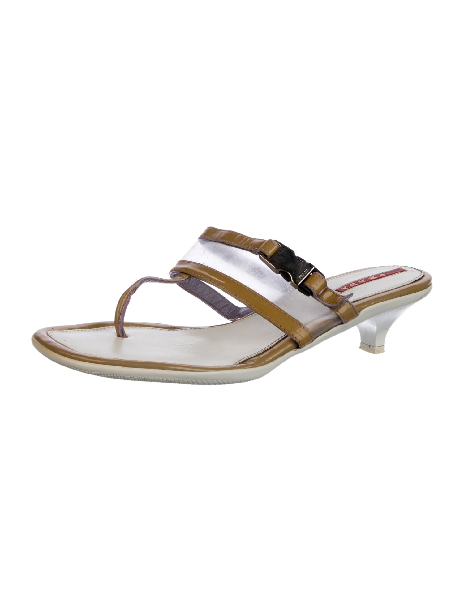 Prada Sport Leather Slides