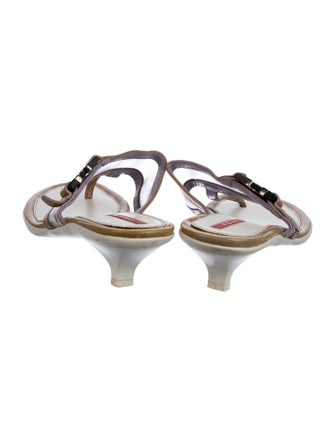 Prada Sport Leather Slides