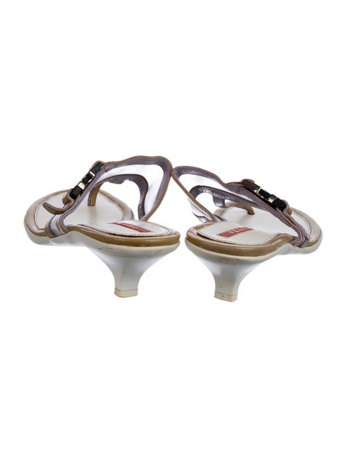 Prada Sport Leather Slides