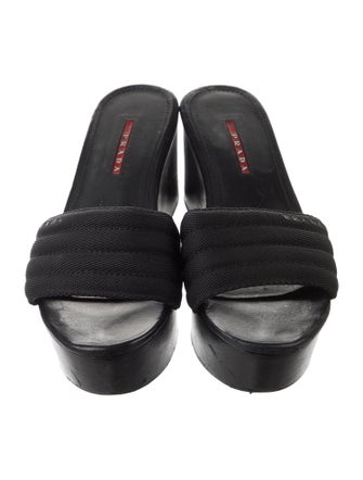 Prada Sport Leather Slides
