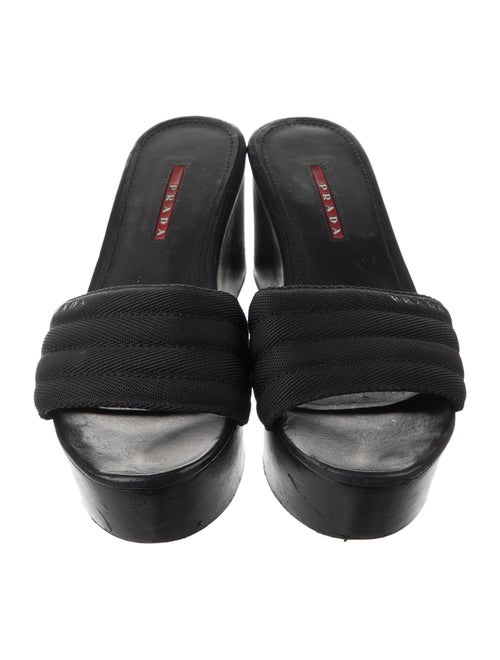 Prada Sport Leather Slides