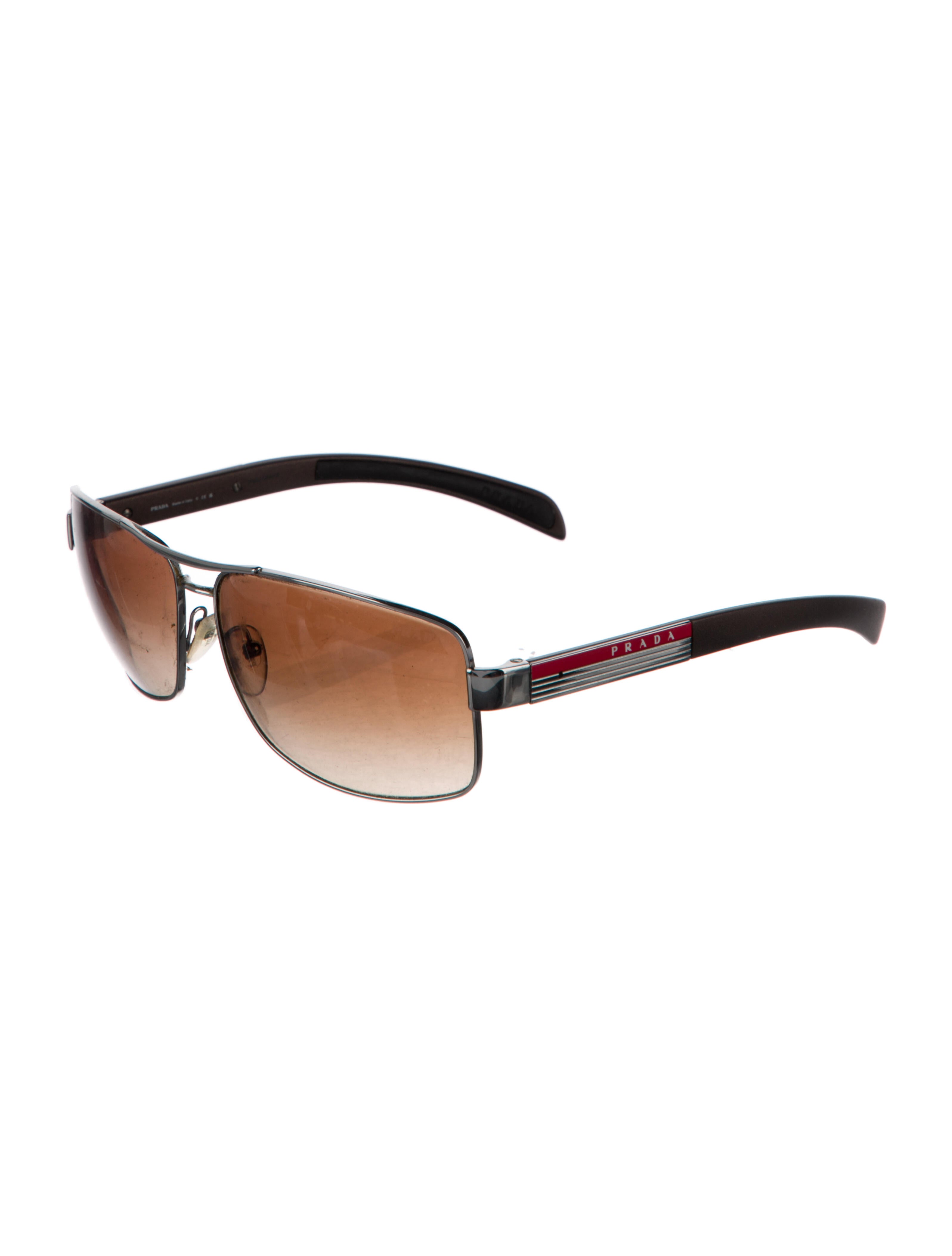 Prada Sport Square Gradient Sunglasses
