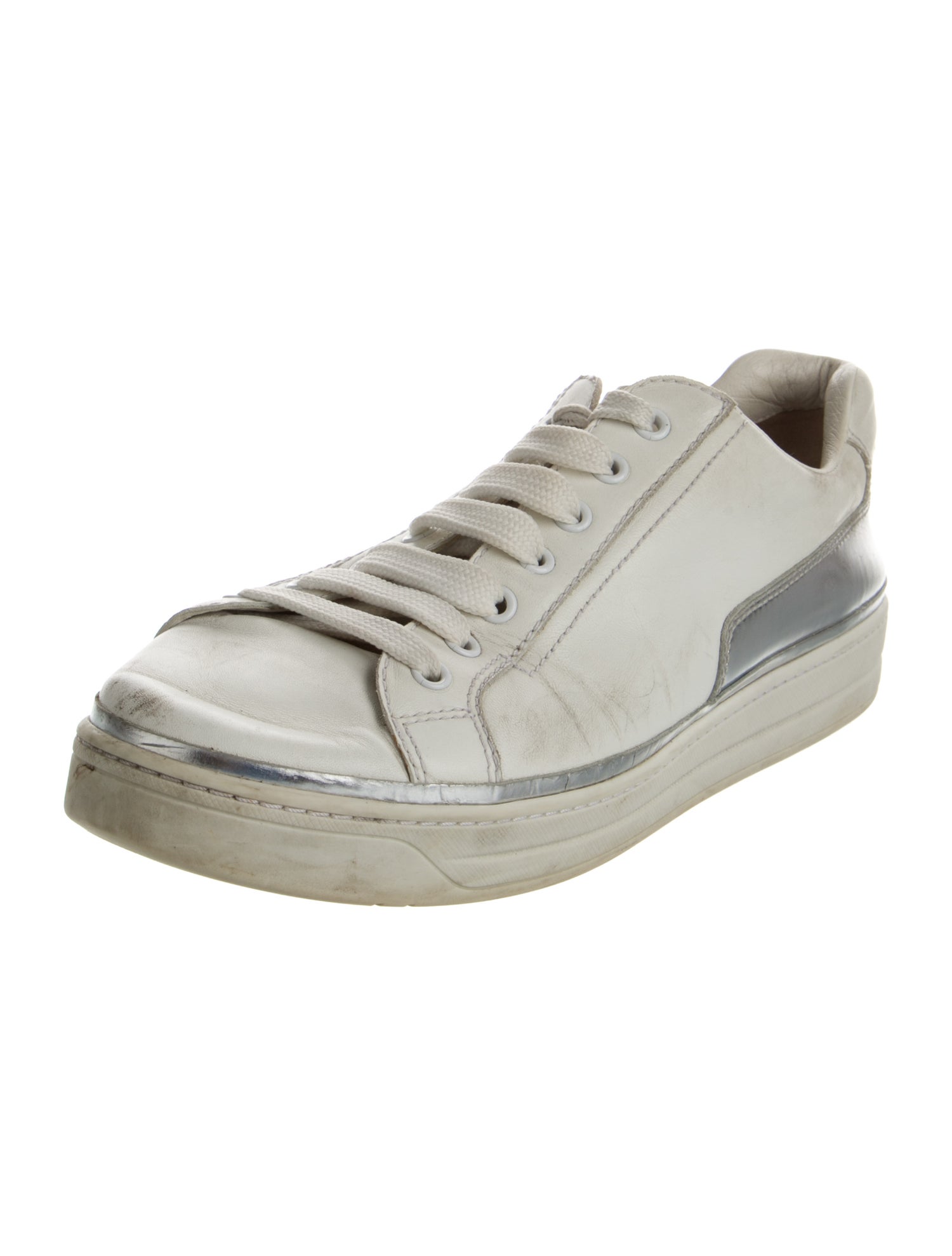 Prada Sport Leather Sneakers