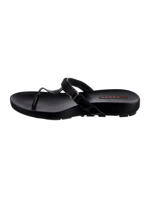 Prada Sport Leather Slides