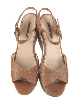 Prada Sport Leather Sandals