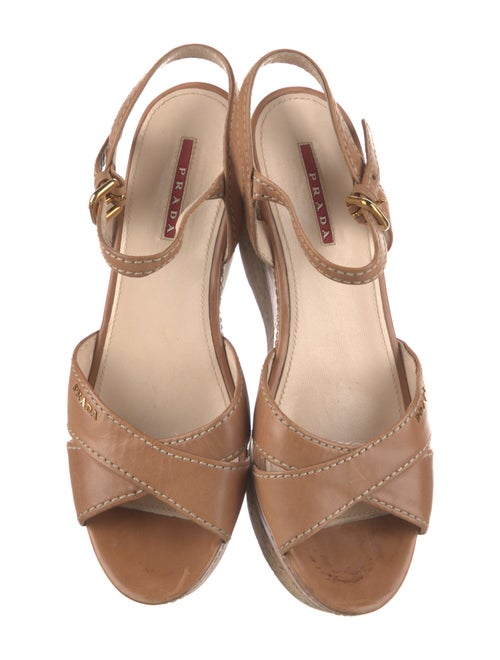 Prada Sport Leather Sandals