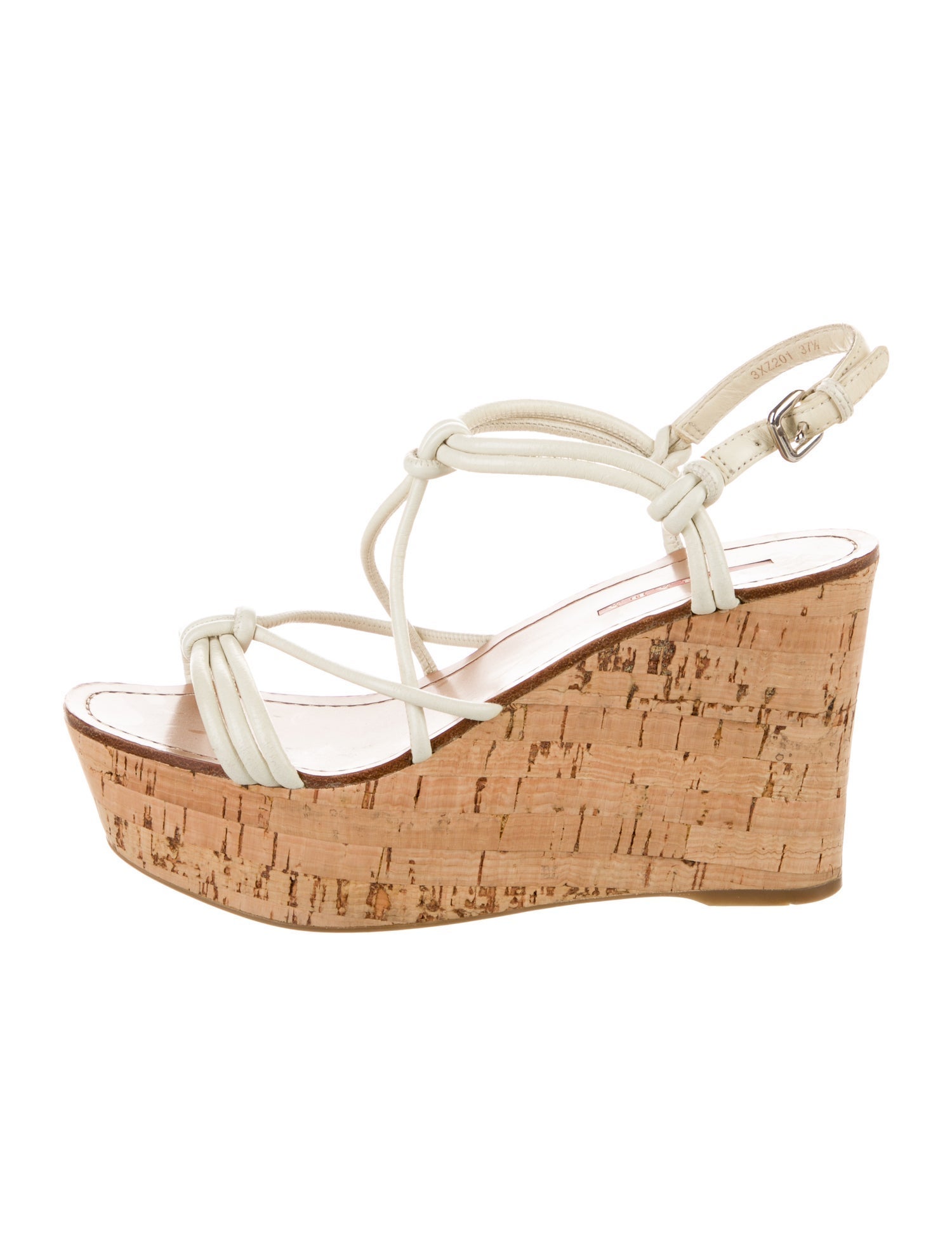 Prada Sport Leather Sandals