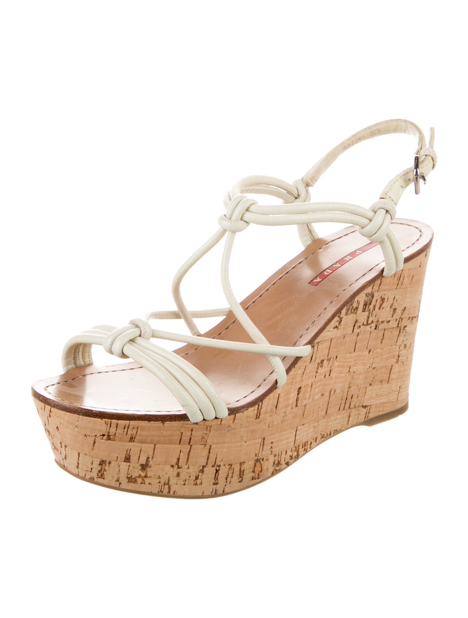 Prada Sport Leather Sandals