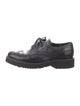 Prada Sport Distressed Patent Leather Oxfords