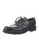 Prada Sport Distressed Patent Leather Oxfords