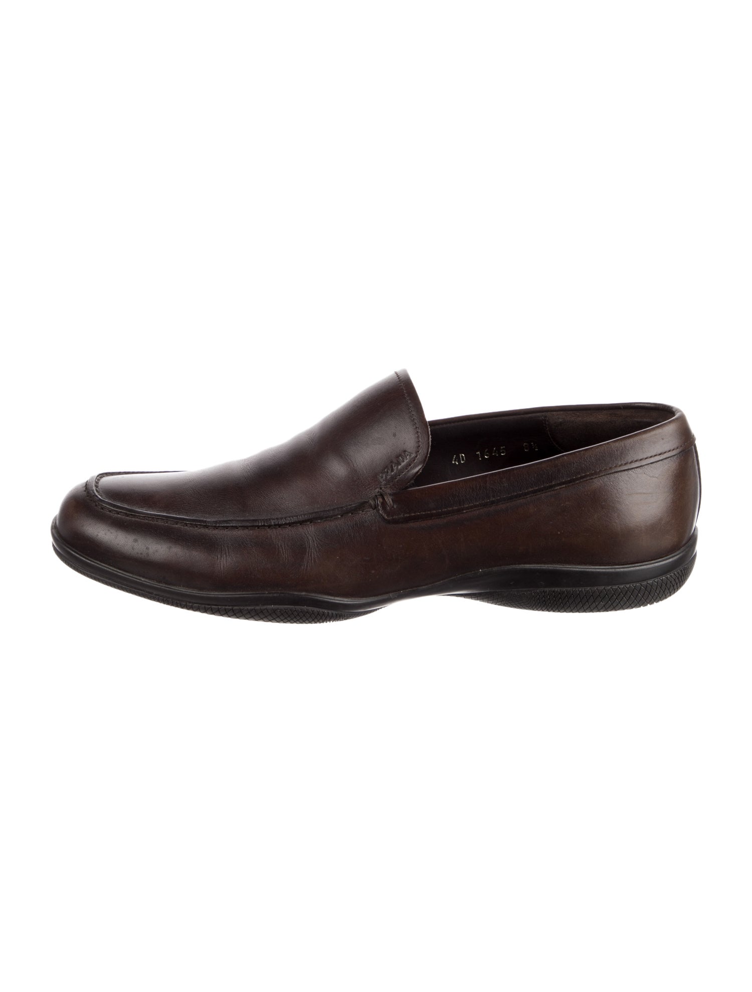 Prada Sport Leather Loafers
