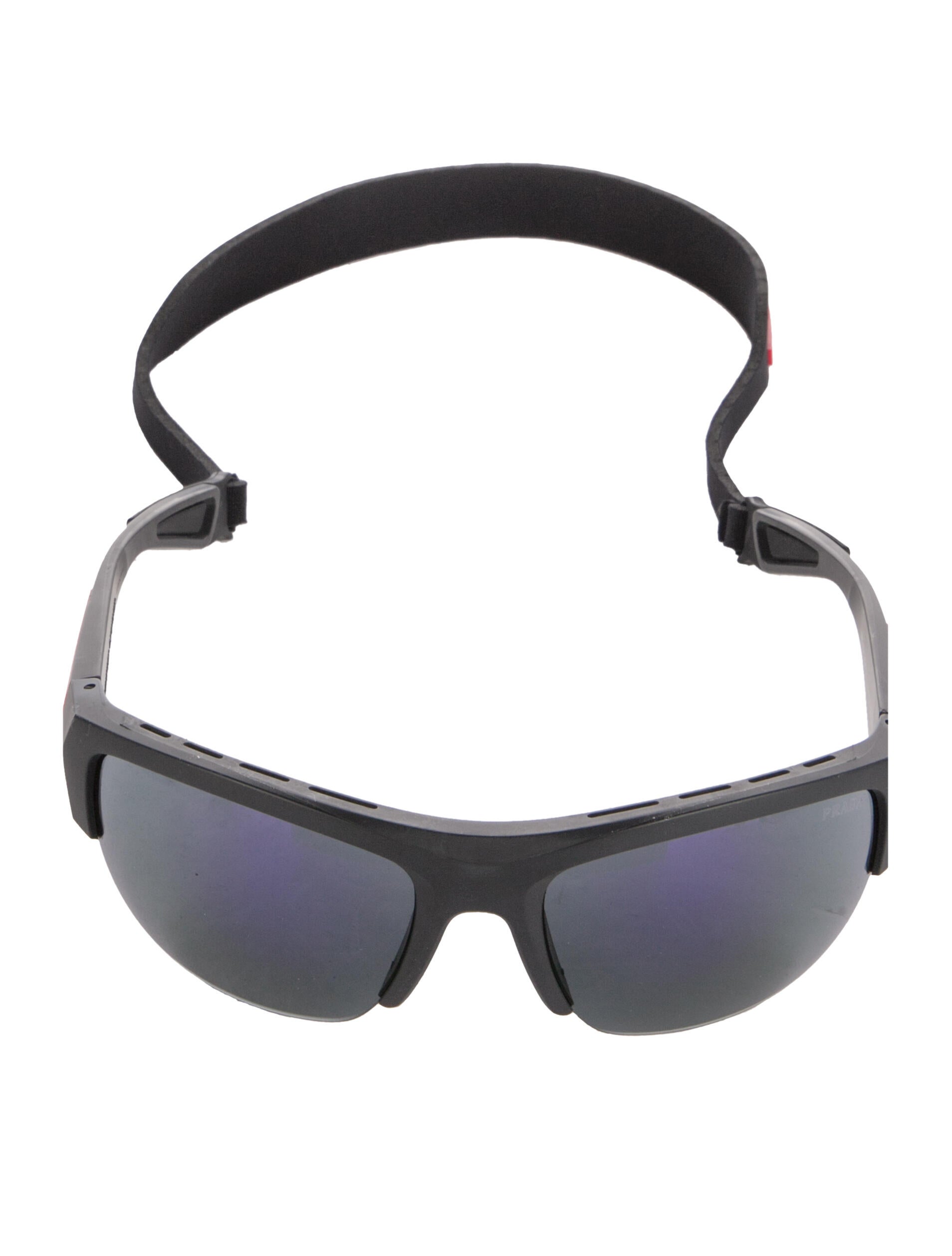 Prada Sport Signature Logo Shield Sunglasses