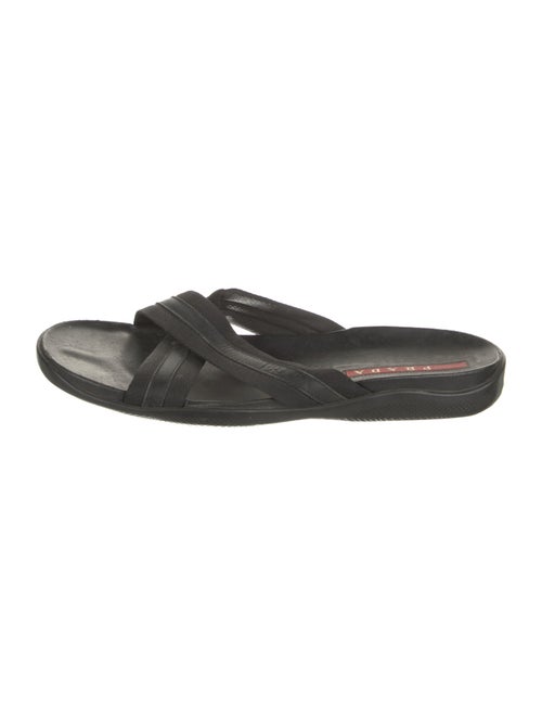 Prada Sport Leather Slides