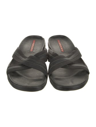 Prada Sport Leather Slides