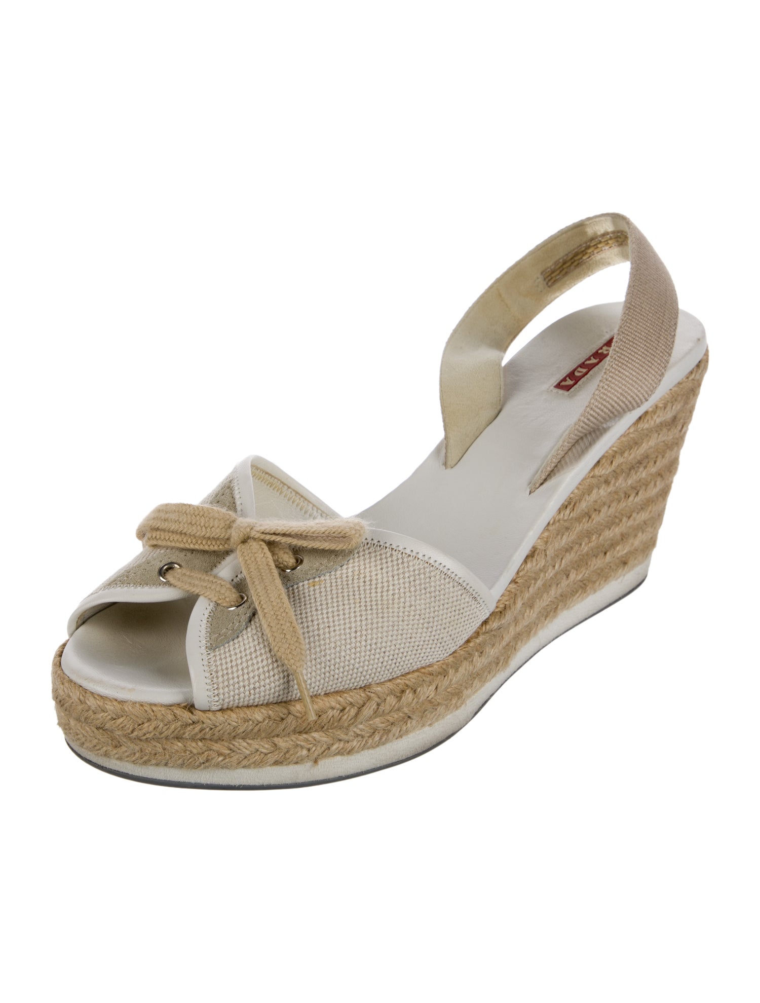 Prada Sport Vintage Canvas Espadrilles