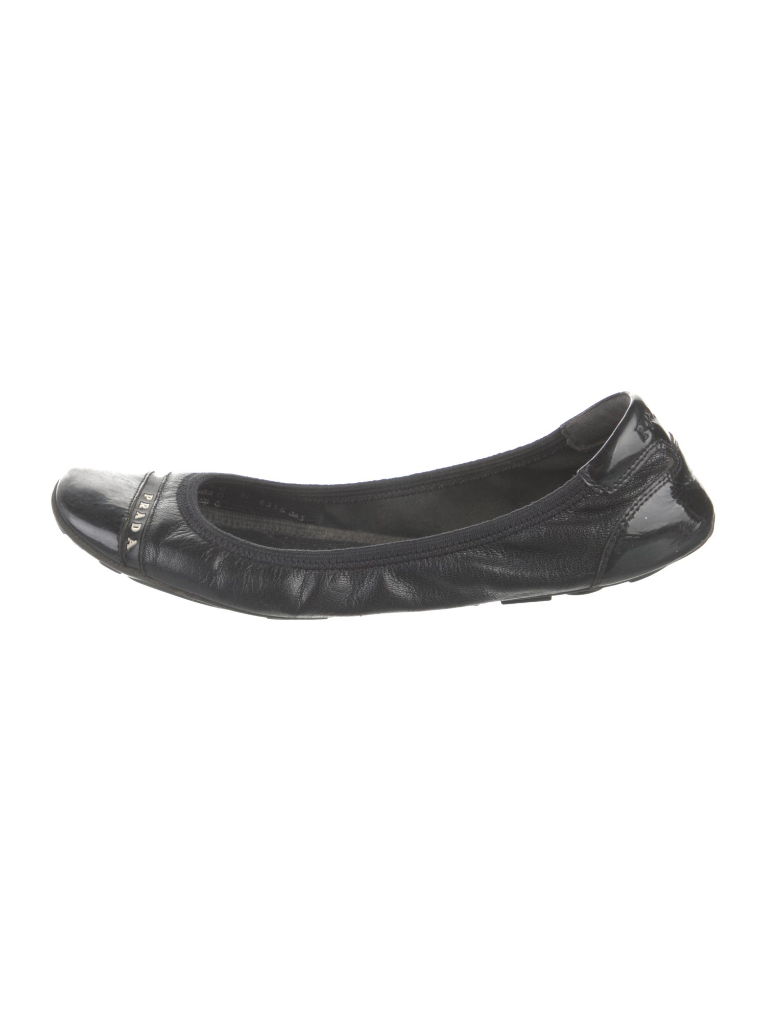 Prada Sport Leather Ballet Flats