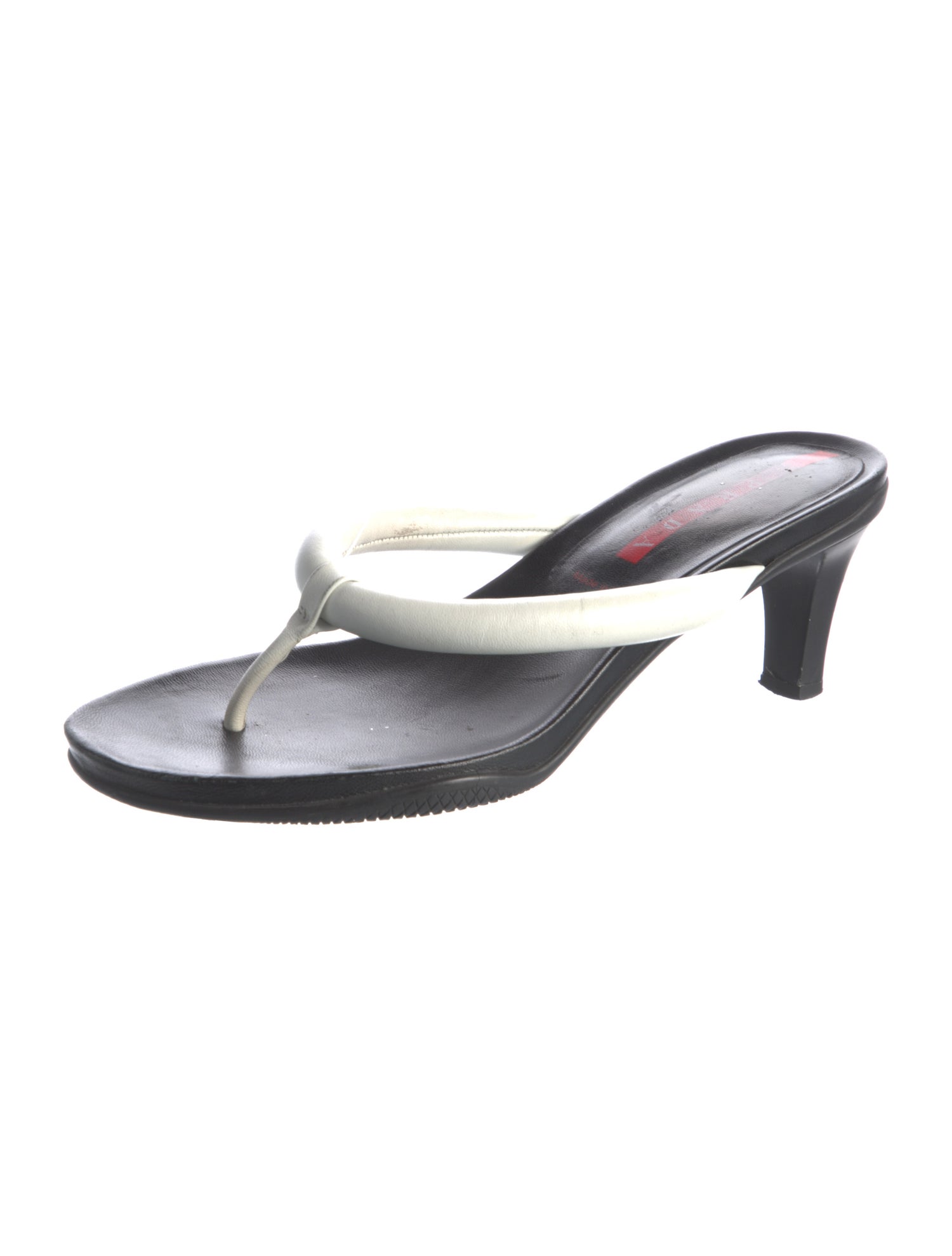 Prada Sport Vintage Leather Slides