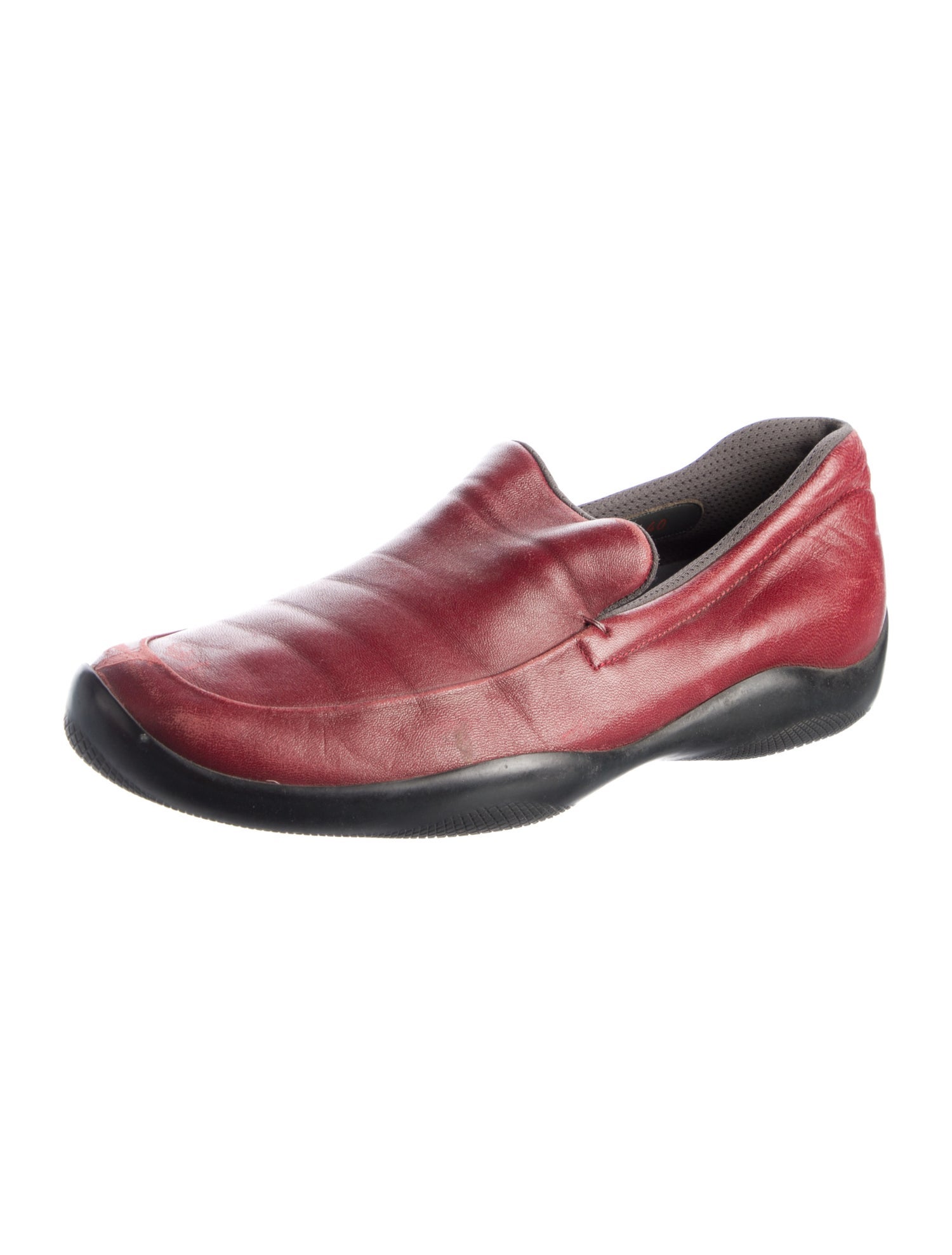 Prada Sport Leather Loafers