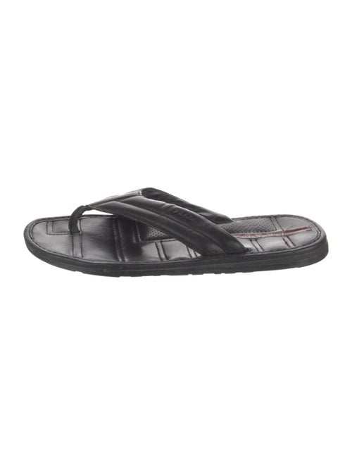 Prada Sport Leather Flip Flops