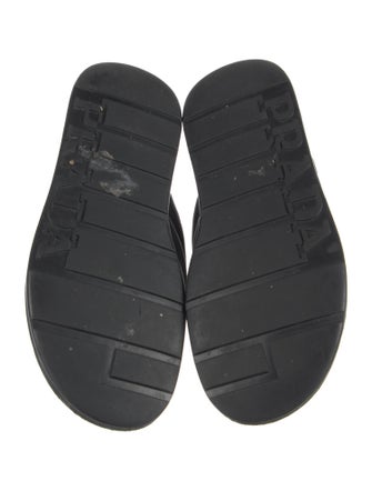 Prada Sport Leather Flip Flops