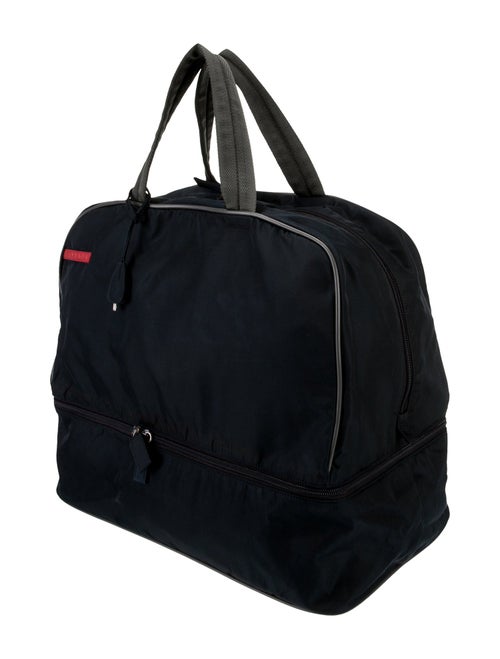 Prada Sport Enameled Metal Triangle Briefcase