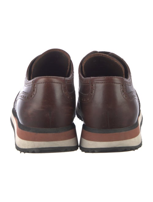 Prada Sport Leather Lasercut Accents Brogues