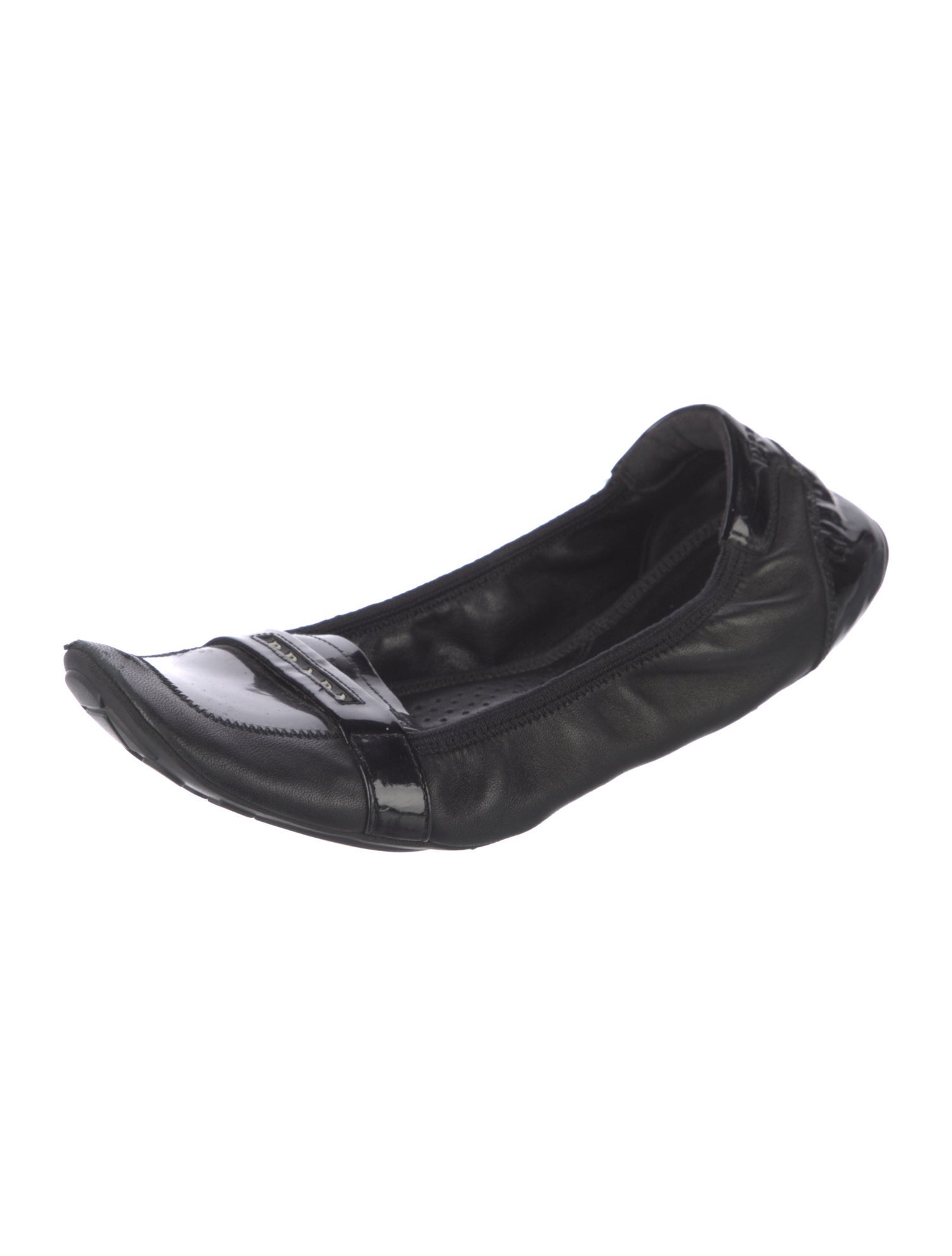 Prada Sport Leather Ballet Flats