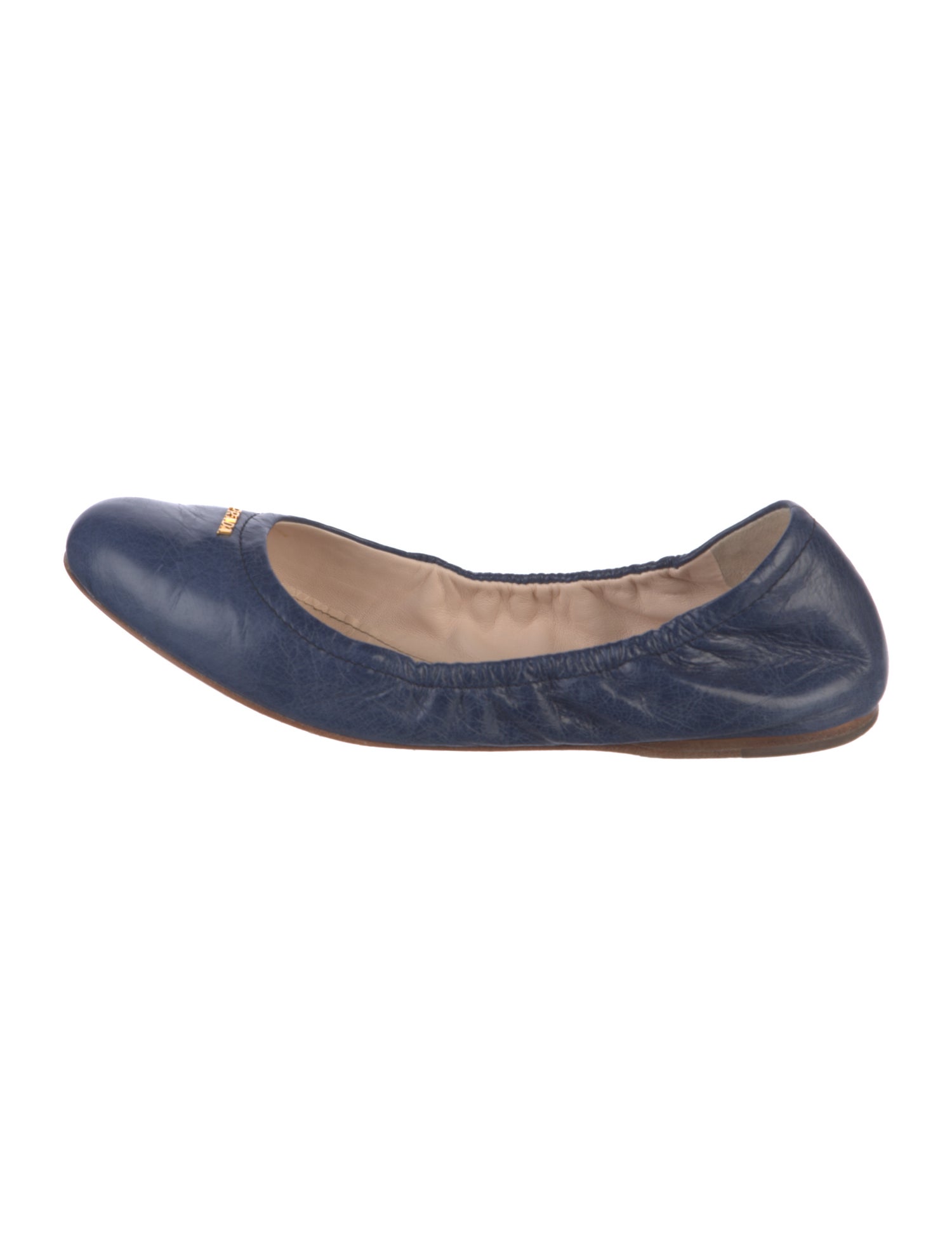 Prada Sport Leather Ballet Flats