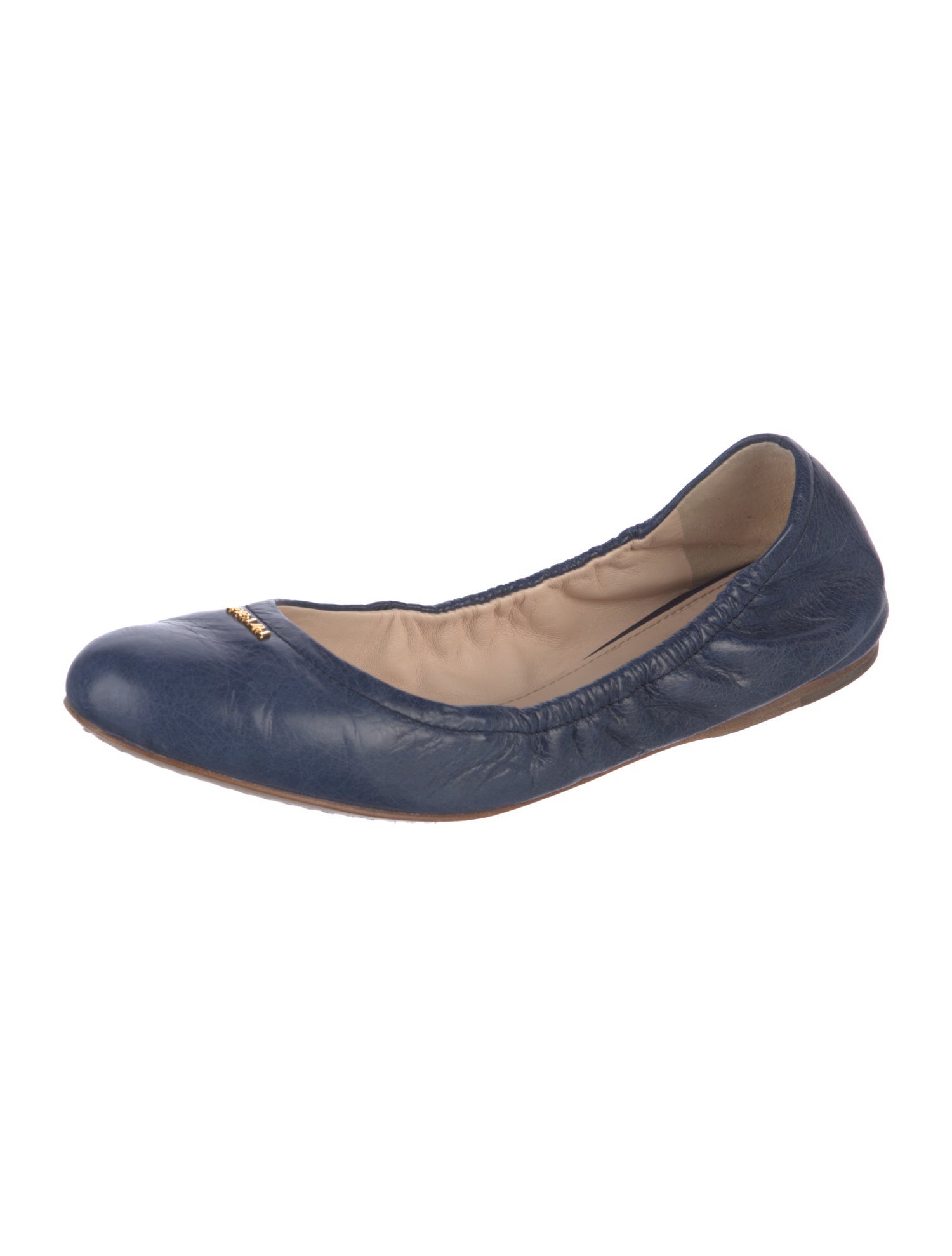 Prada Sport Leather Ballet Flats