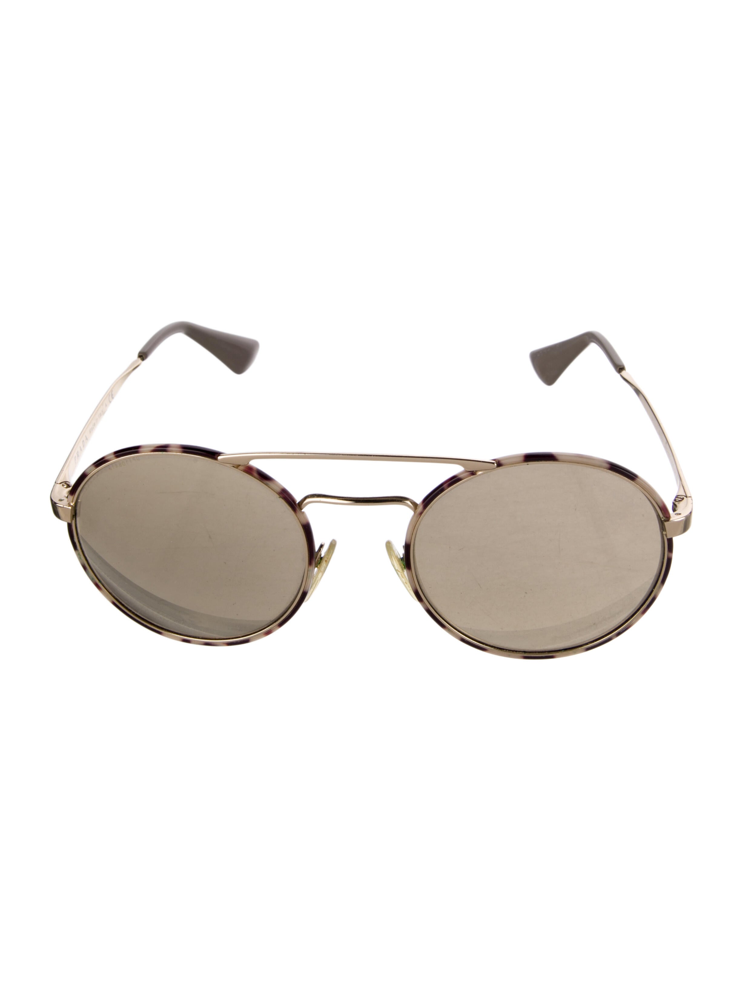 Prada Round Tinted Sunglasses