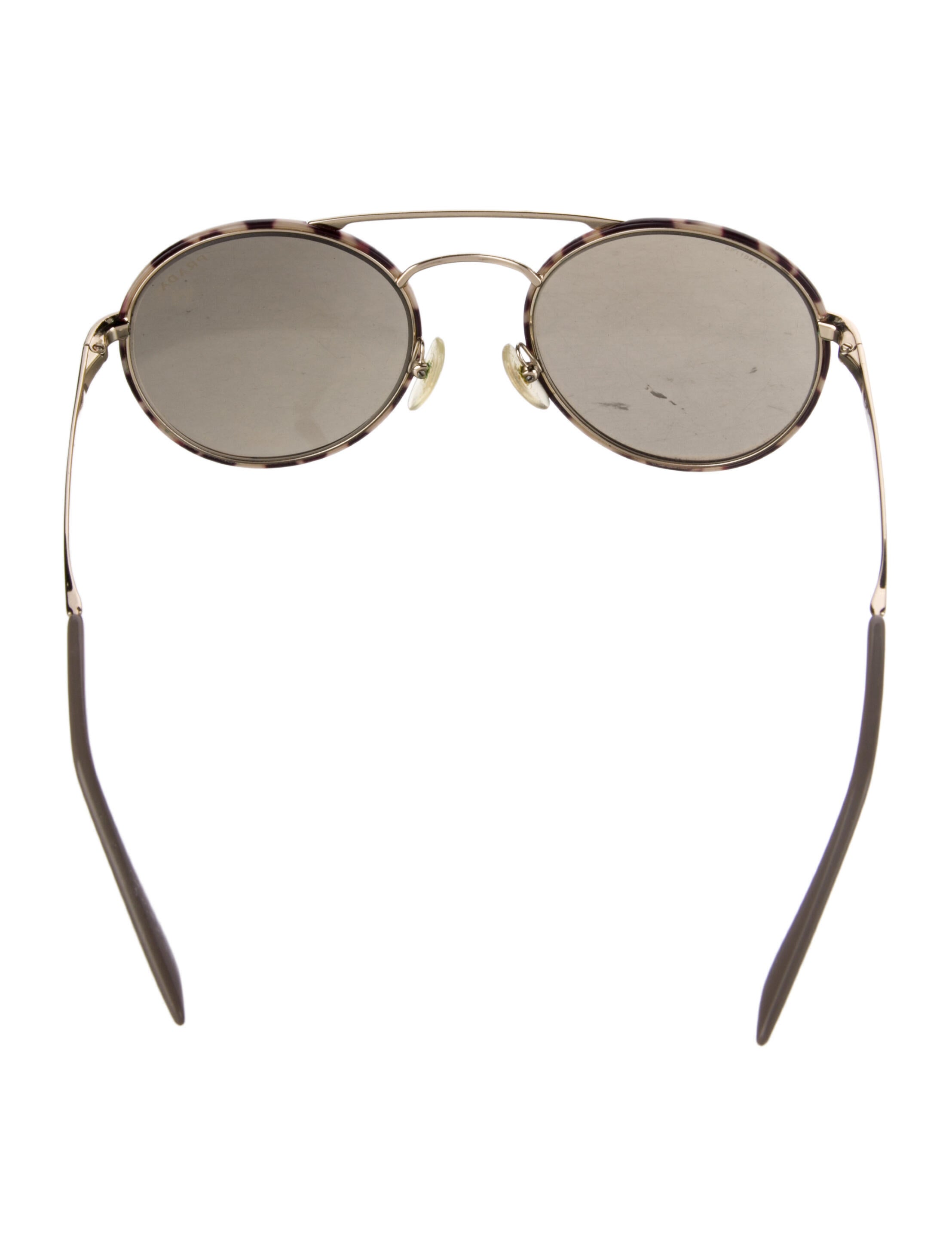 Prada Round Tinted Sunglasses