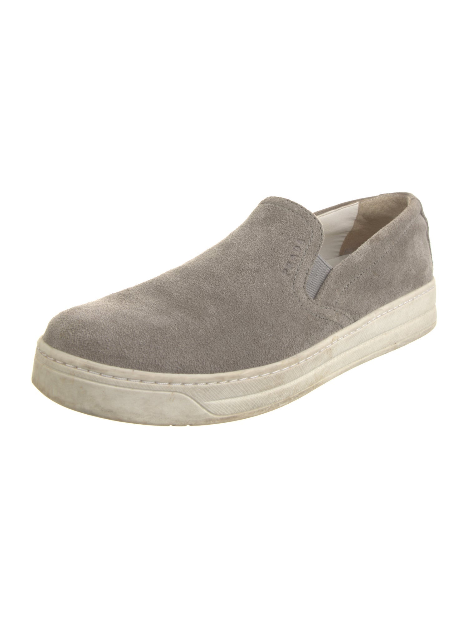 Prada Sport Signature Logo Suede Sneakers