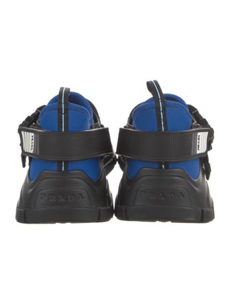 Prada Neoprene Colorblock Pattern Athletic Sneakers
