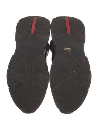 Prada Neoprene Colorblock Pattern Athletic Sneakers