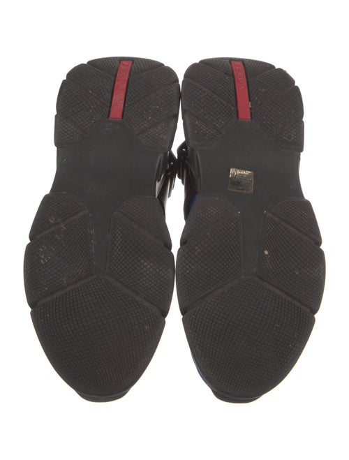 Prada Neoprene Colorblock Pattern Athletic Sneakers