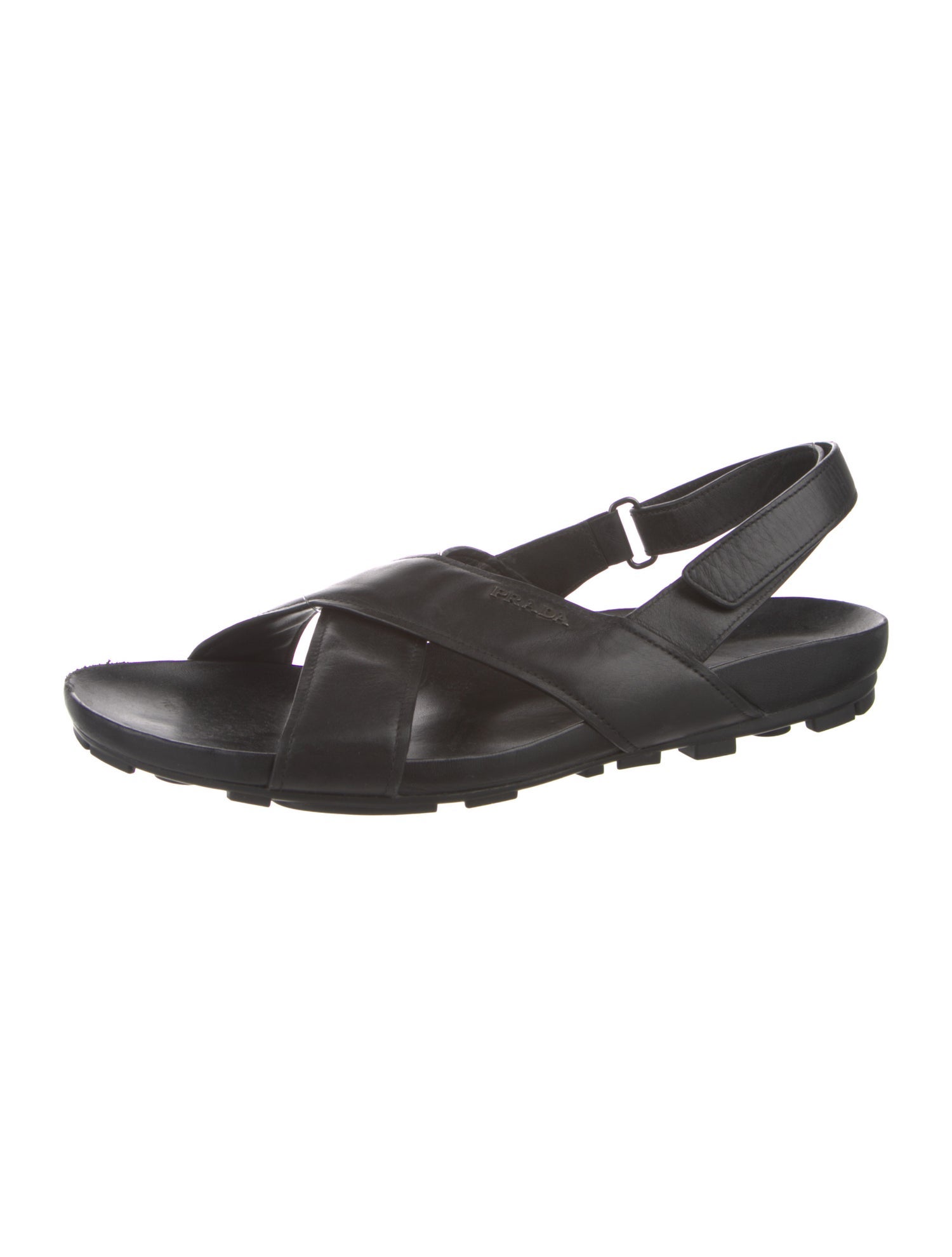 Prada Sport Leather Sandals