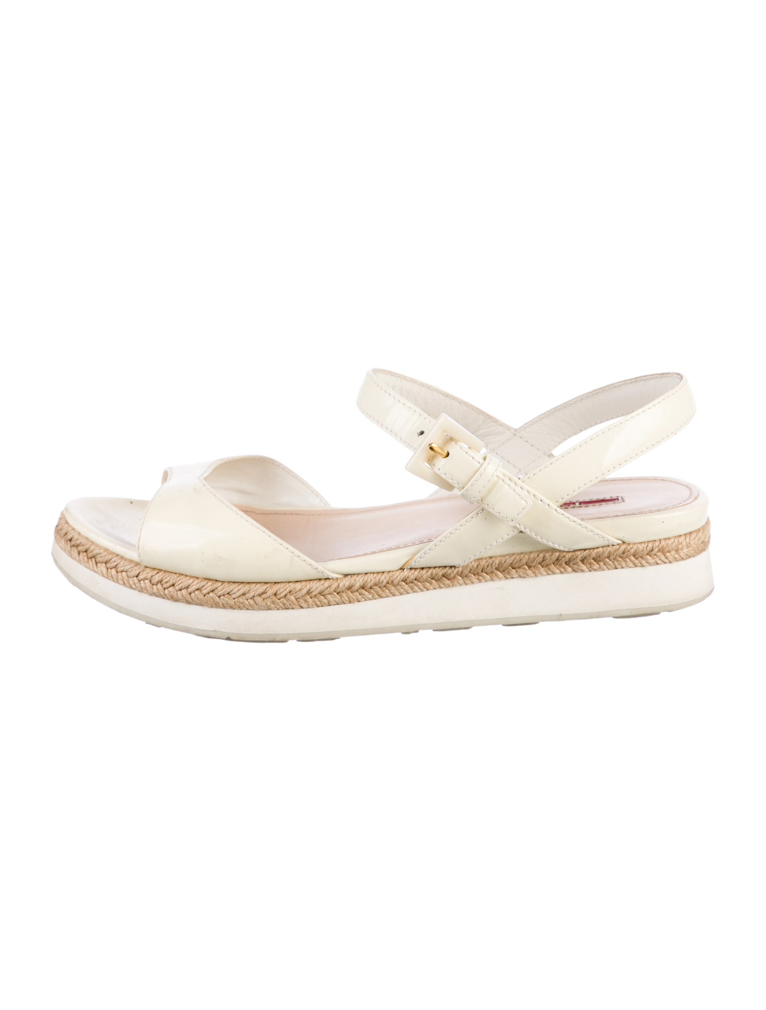 Prada Sport Patent Leather Espadrilles