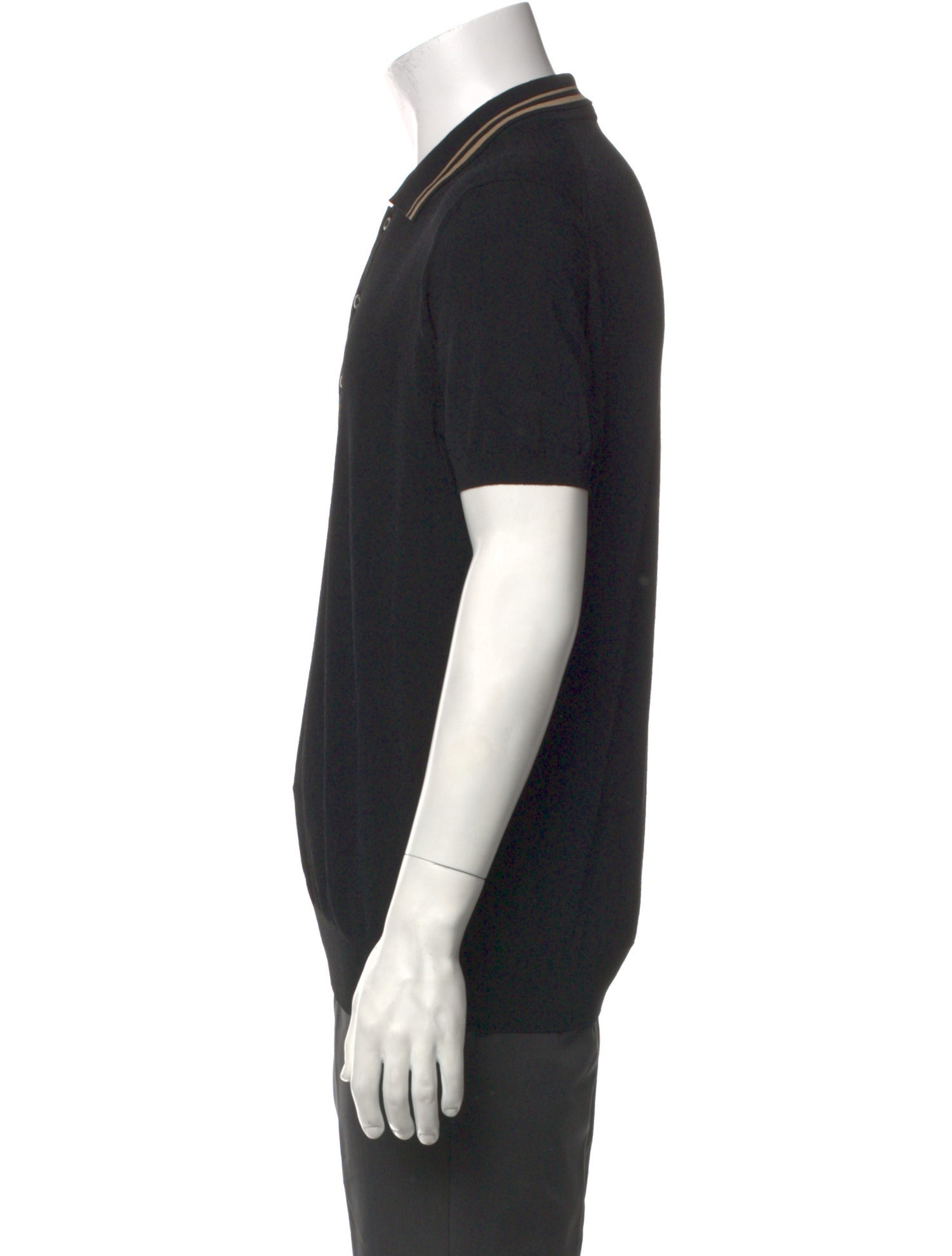 Prada Sport Collar Short Sleeve Polo Shirt