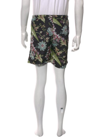 Prada 2014 Floral Print Swim Trunks
