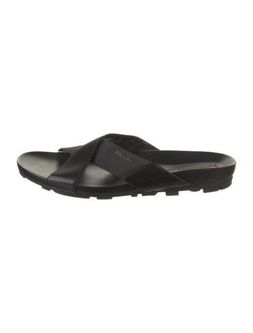 Prada Sport Leather Slides