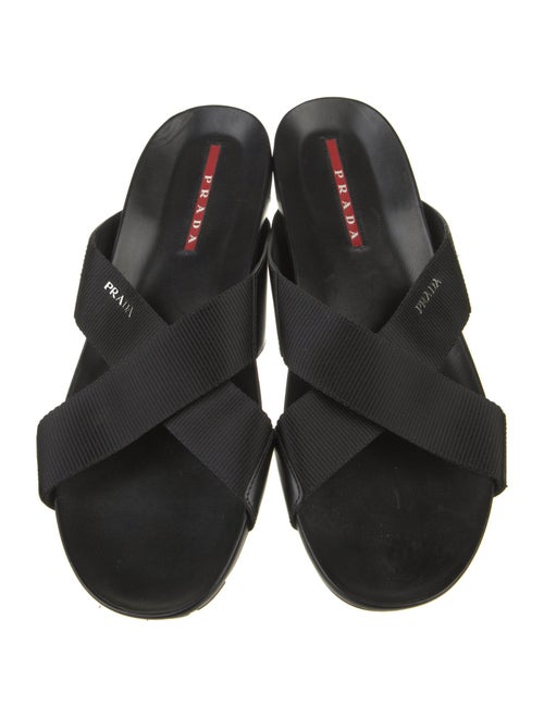 Prada Sport Leather Slides