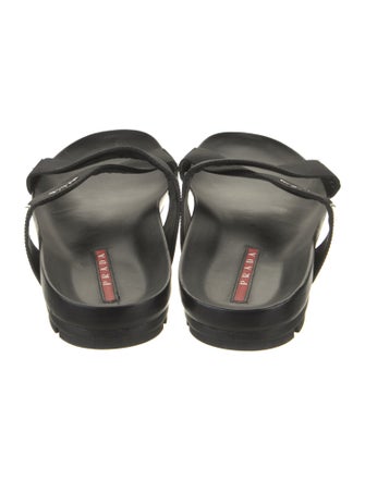 Prada Sport Leather Slides